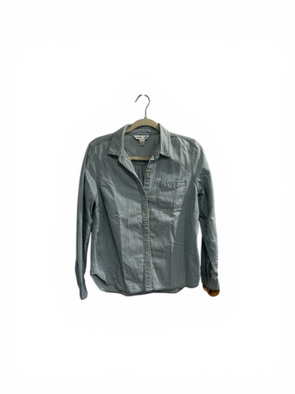 Old Navy Faded Blue Women's Button-Up Shirt